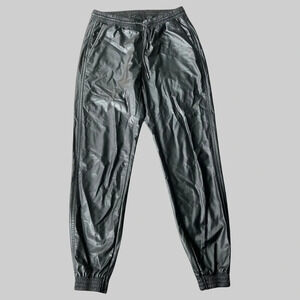 Zara  Faux Leather Relaxed Fit Jogger Pants